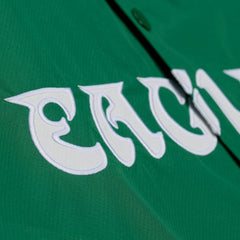 Philadelphia Eagles Coaches Full-Snap Hooded Windbreaker Jacket Kelly Green | Mitchell & Ness