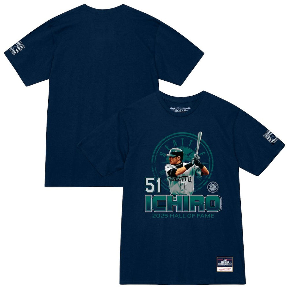 Ichiro Suzuki Seattle Mariners Mitchell & Ness Hall of Fame Hitter T-Shirt - MLB