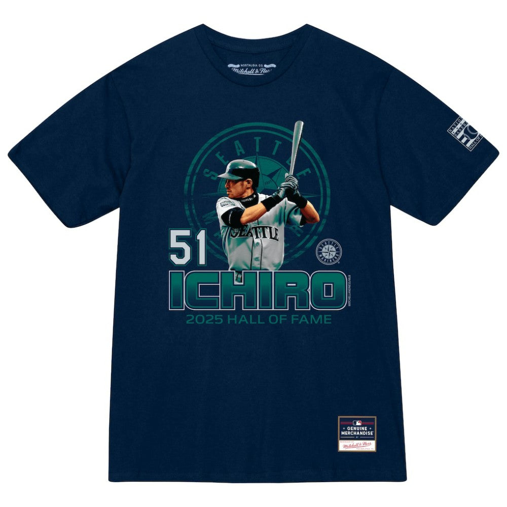 Ichiro Suzuki Seattle Mariners Mitchell & Ness Hall of Fame Hitter T-Shirt - MLB