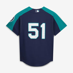 Ichiro Suzuki Seattle Mariners Mitchell & Ness 2006 Cooperstown Mesh Batting Practice Button-Up Jersey - MLB