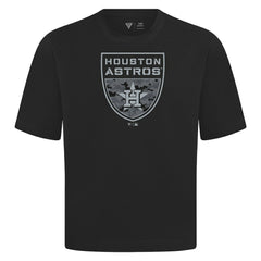 Houston Astros Levelwear Oversized Luxe Signature Knit Buckler T-Shirt - MLB