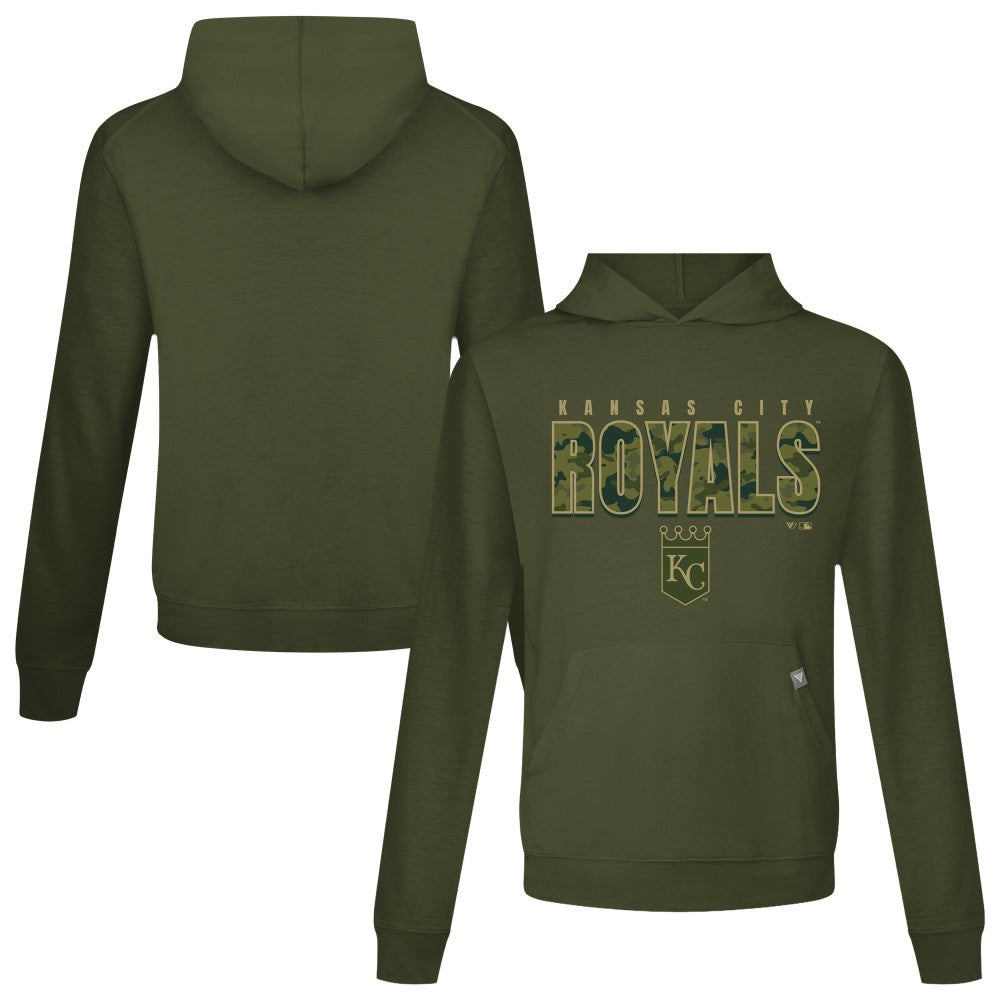 Kansas City Royals Levelwear Relay Protect Pullover Hoodie - MLB