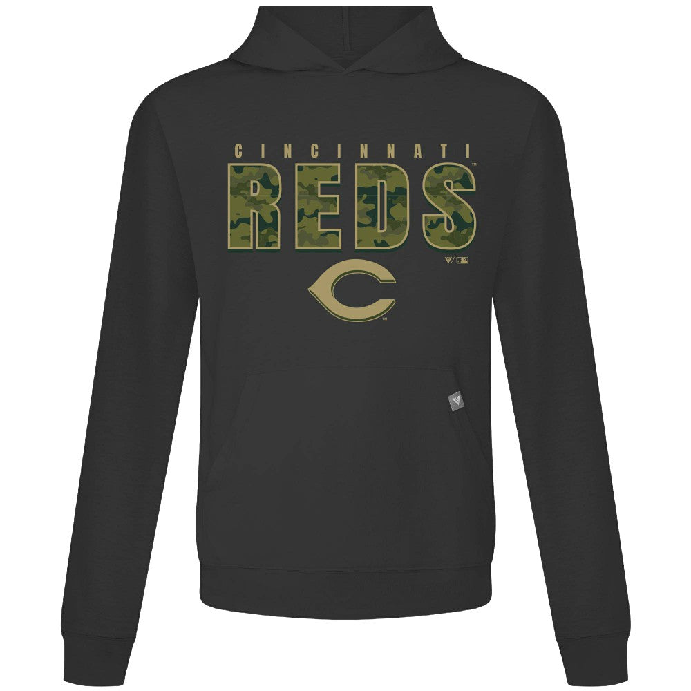 Cincinnati Reds Levelwear Relay Protect Pullover Hoodie - MLB
