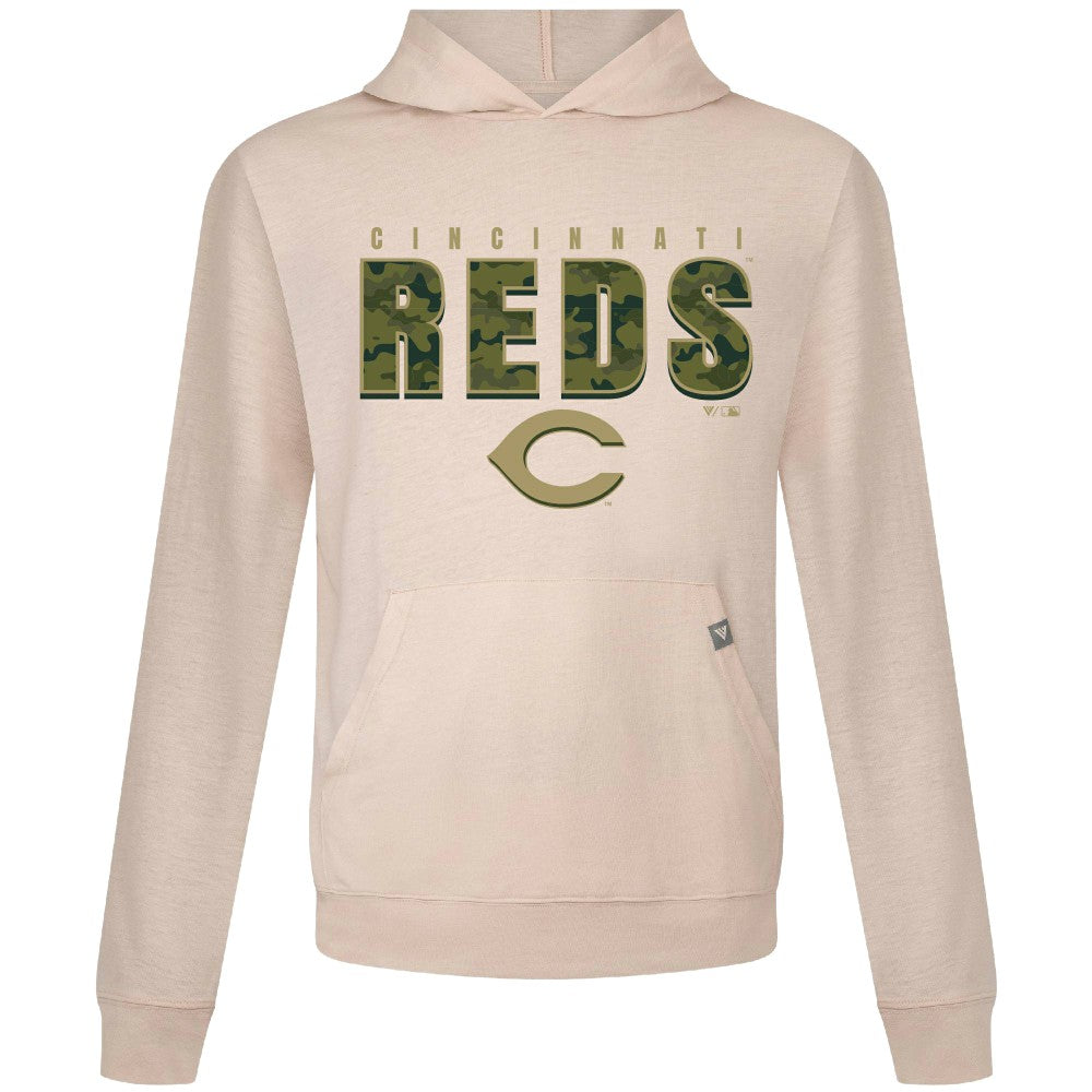 Cincinnati Reds Levelwear Relay Protect Pullover Hoodie - MLB
