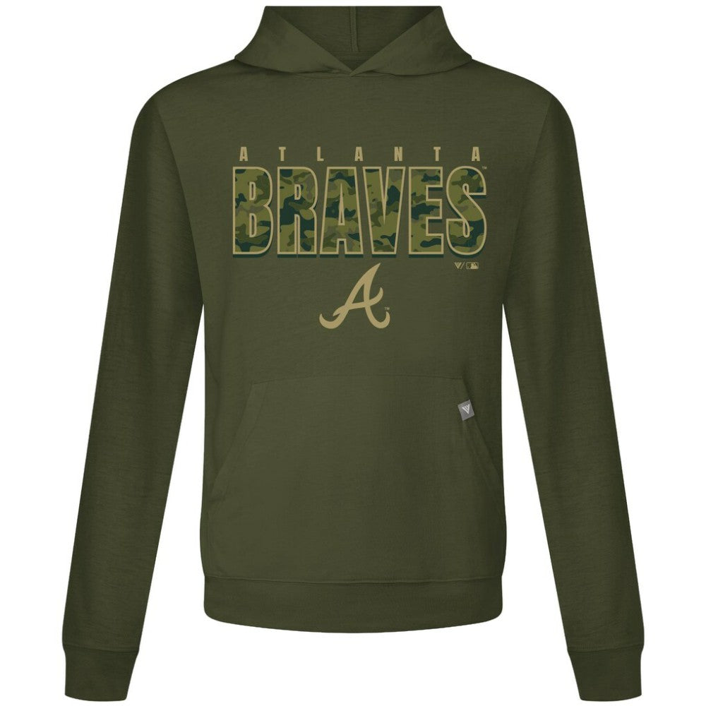 Atlanta Braves Levelwear Relay Protect Pullover Hoodie - MLB