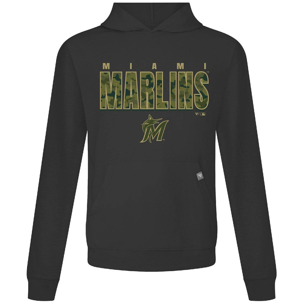 Miami Marlins Levelwear Relay Protect Pullover Hoodie - MLB