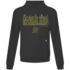 Miami Marlins Levelwear Relay Protect Pullover Hoodie - MLB