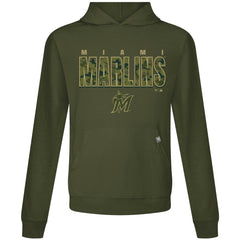 Miami Marlins Levelwear Relay Protect Pullover Hoodie - MLB