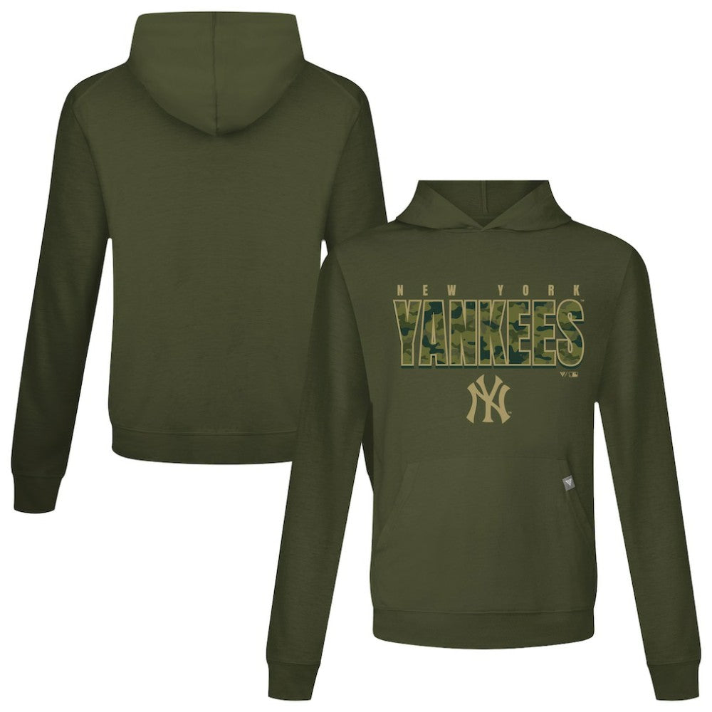 New York Yankees Levelwear Relay Protect Pullover Hoodie - MLB