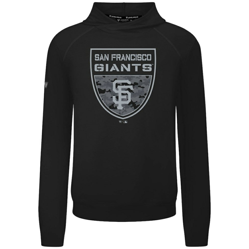 San Francisco Giants Levelwear Mandate Buckler Tri-Blend Pullover Hoodie - MLB