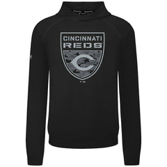 Cincinnati Reds Levelwear Mandate Buckler Tri-Blend Pullover Hoodie - MLB