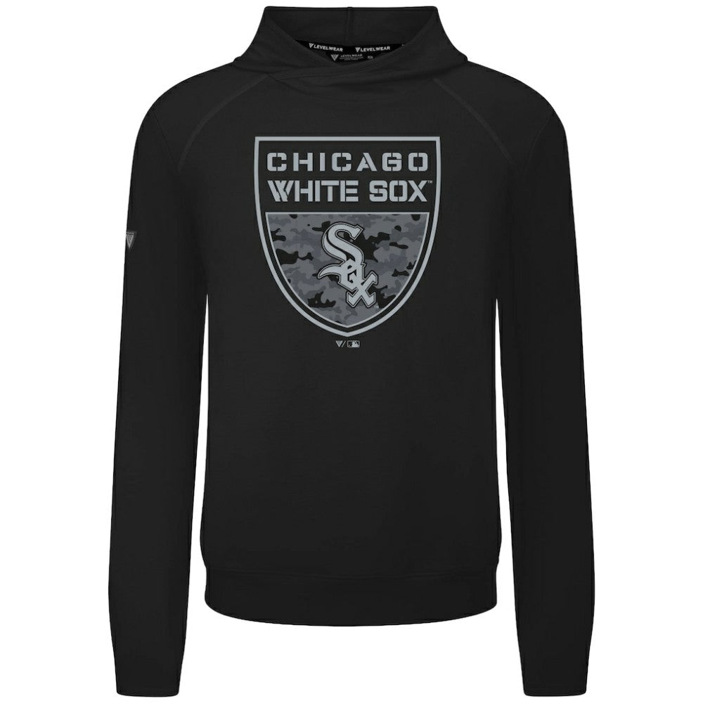 Chicago White Sox Levelwear Mandate Buckler Tri-Blend Pullover Hoodie - MLB
