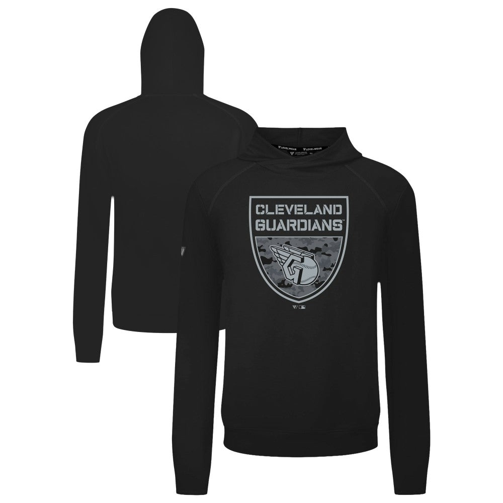 Cleveland Guardians Levelwear Mandate Buckler Tri-Blend Pullover Hoodie - MLB