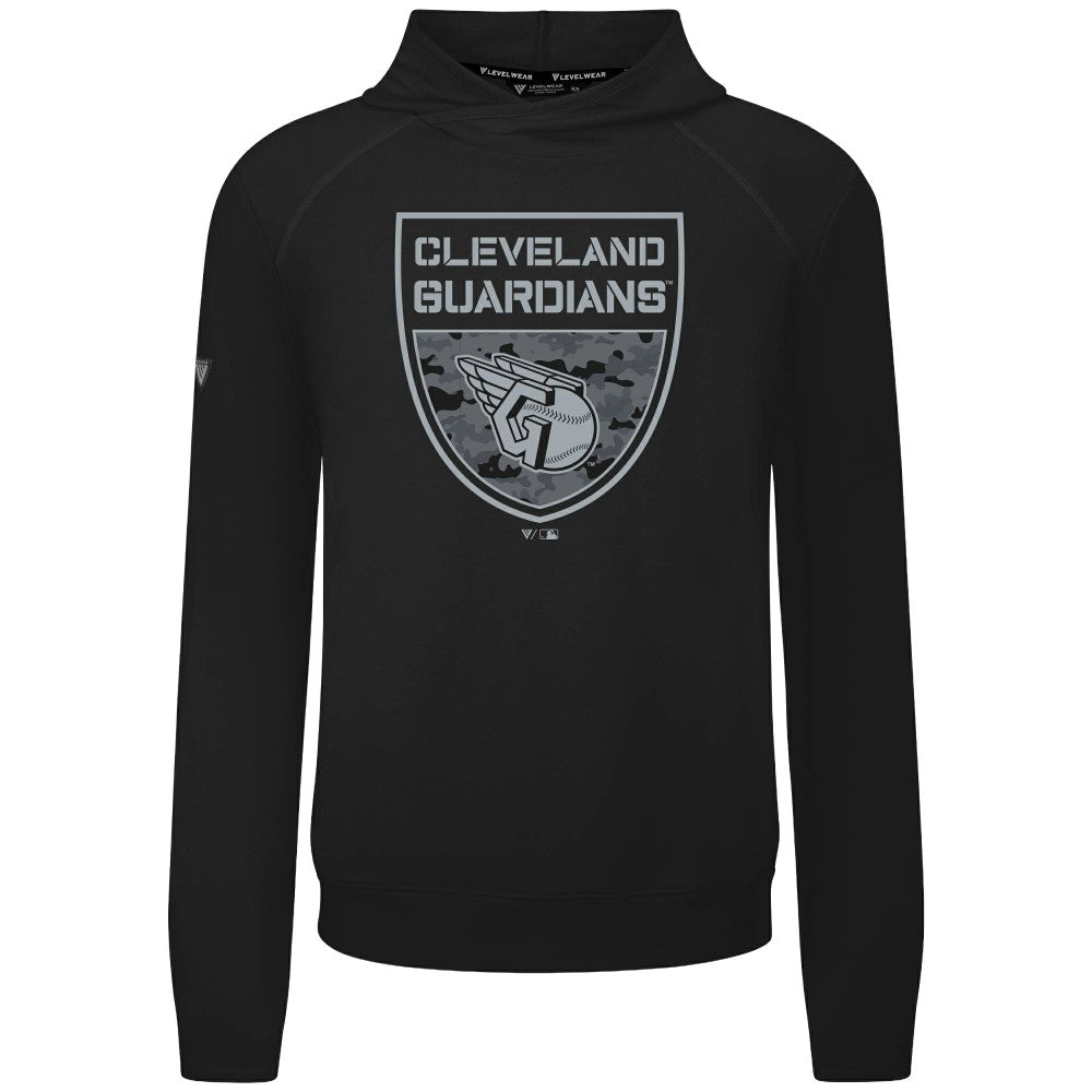 Cleveland Guardians Levelwear Mandate Buckler Tri-Blend Pullover Hoodie - MLB