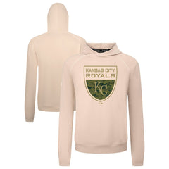Kansas City Royals Levelwear Mandate Buckler Tri-Blend Pullover Hoodie - MLB