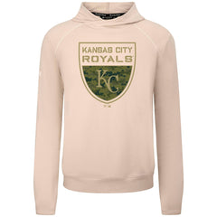 Kansas City Royals Levelwear Mandate Buckler Tri-Blend Pullover Hoodie - MLB