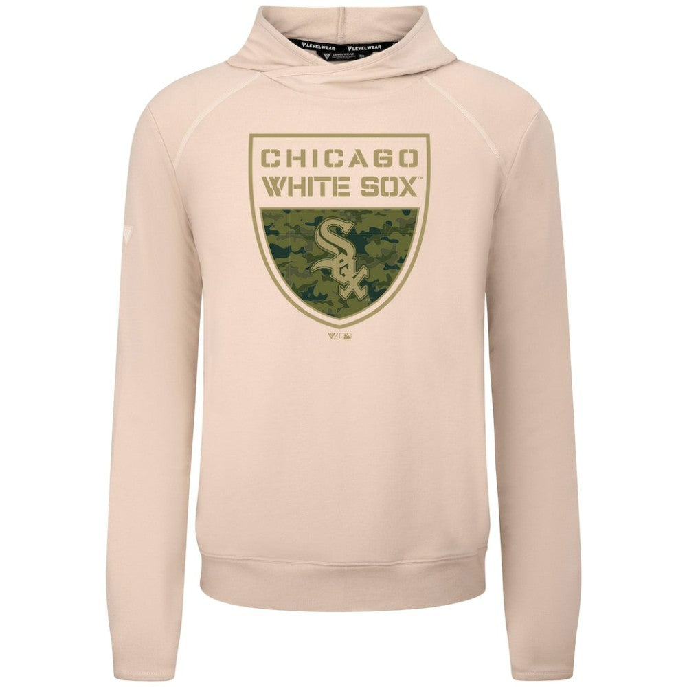 Chicago White Sox Levelwear Mandate Buckler Tri-Blend Pullover Hoodie - MLB