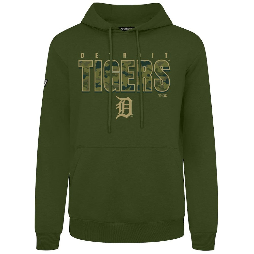 Detroit Tigers Levelwear Podium Protect Pullover Hoodie - MLB
