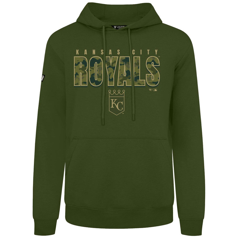 Kansas City Royals Levelwear Podium Protect Pullover Hoodie - MLB