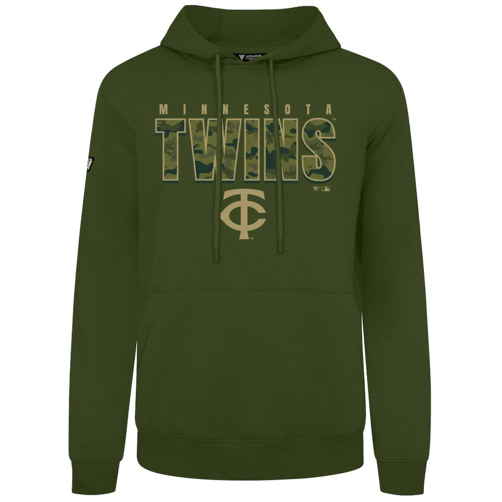 Minnesota Twins Levelwear Podium Protect Pullover Hoodie - MLB