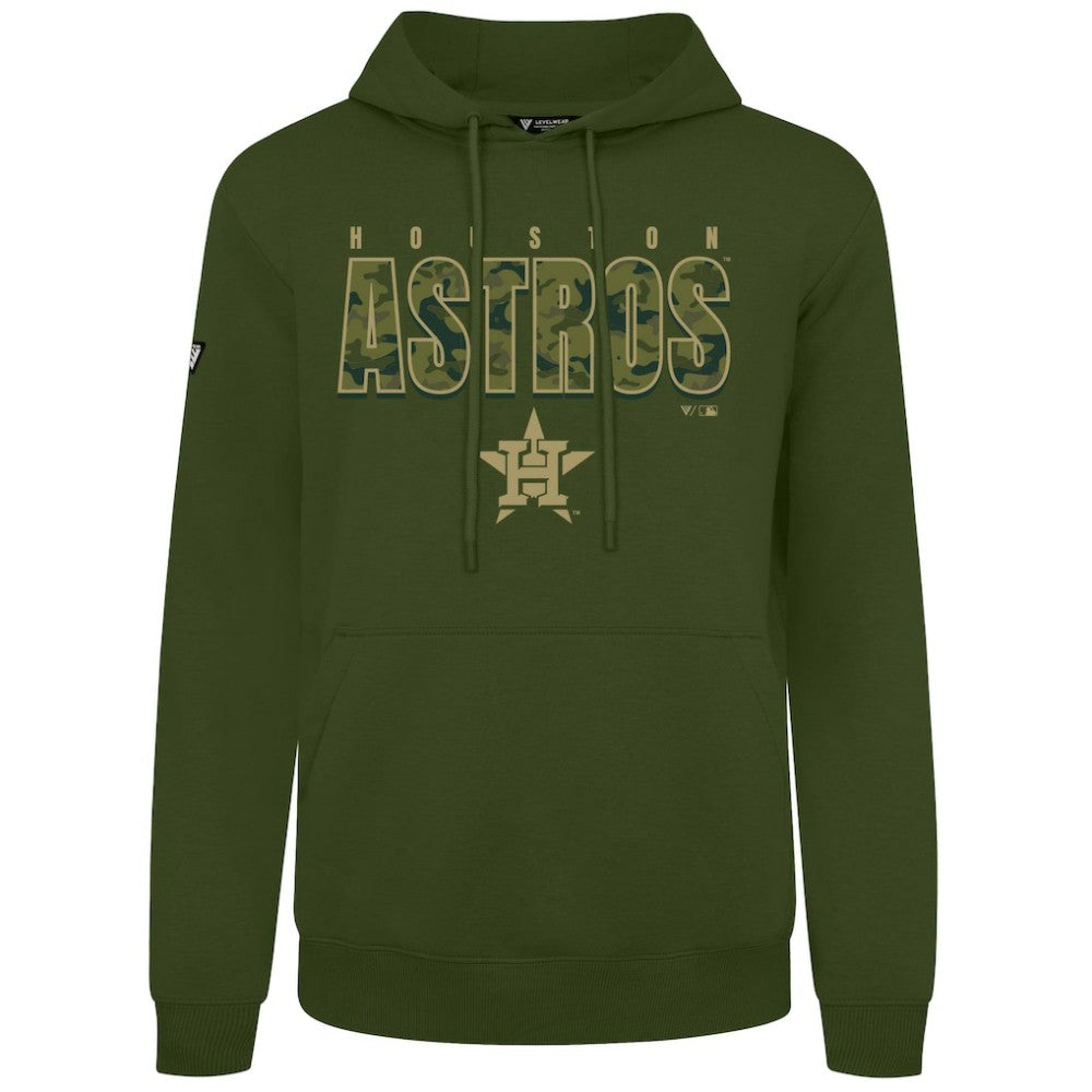 Houston Astros Levelwear Podium Protect Pullover Hoodie - MLB
