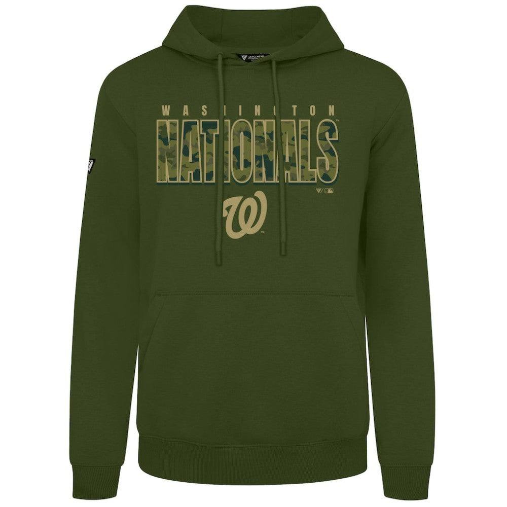 Washington Nationals Levelwear Podium Protect Pullover Hoodie - MLB
