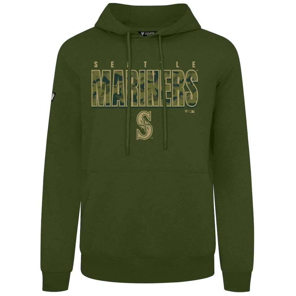 Seattle Mariners Levelwear Podium Protect Pullover Hoodie - MLB