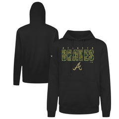 Atlanta Braves Levelwear Podium Protect Pullover Hoodie - MLB