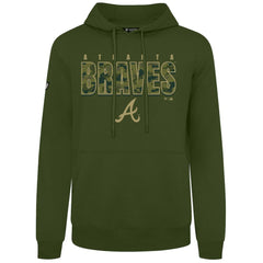Atlanta Braves Levelwear Podium Protect Pullover Hoodie - MLB
