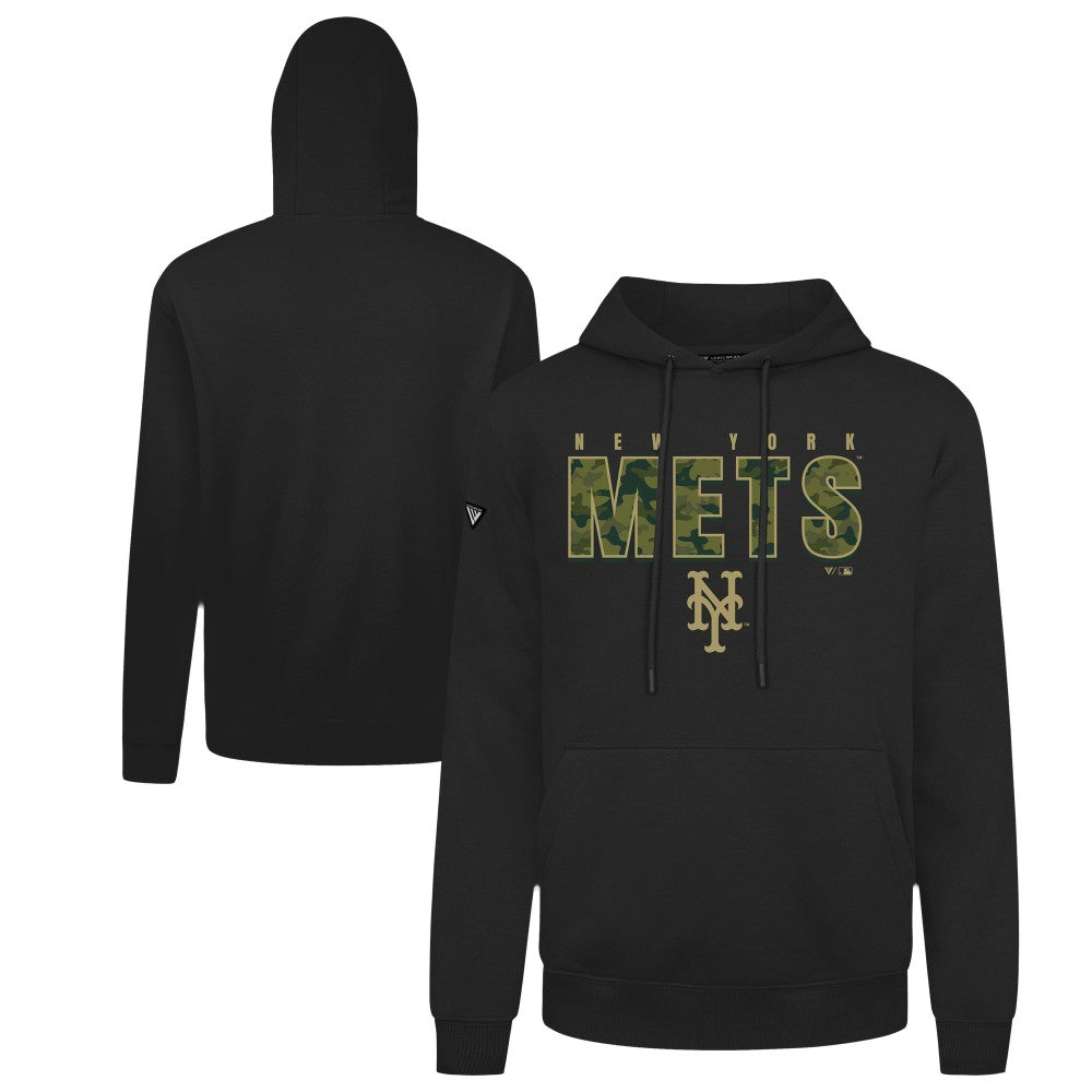 New York Mets Levelwear Podium Protect Pullover Hoodie - MLB