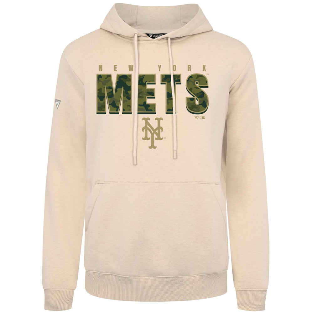 New York Mets Levelwear Podium Protect Pullover Hoodie - MLB