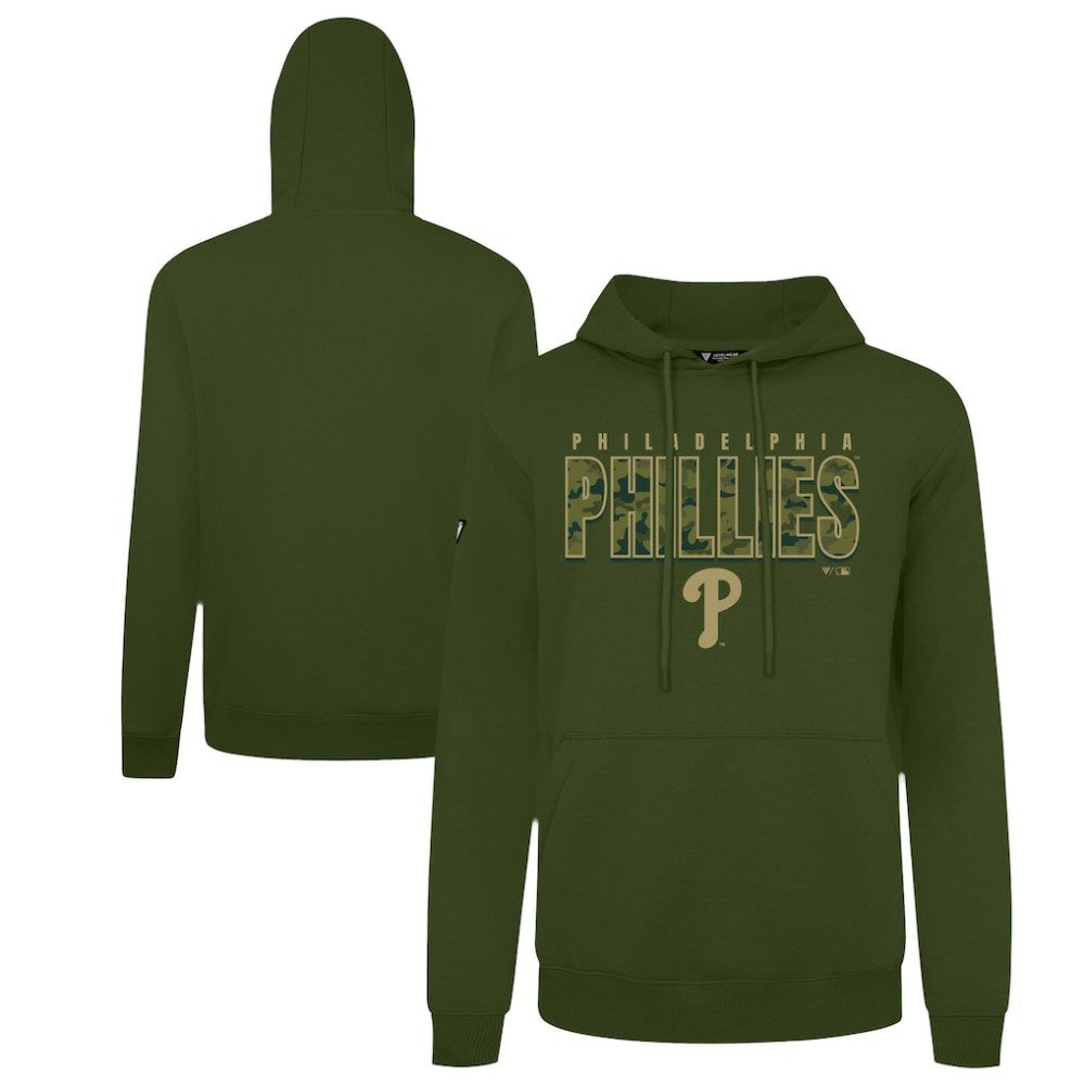 Philadelphia Phillies Levelwear Podium Protect Pullover Hoodie - MLB