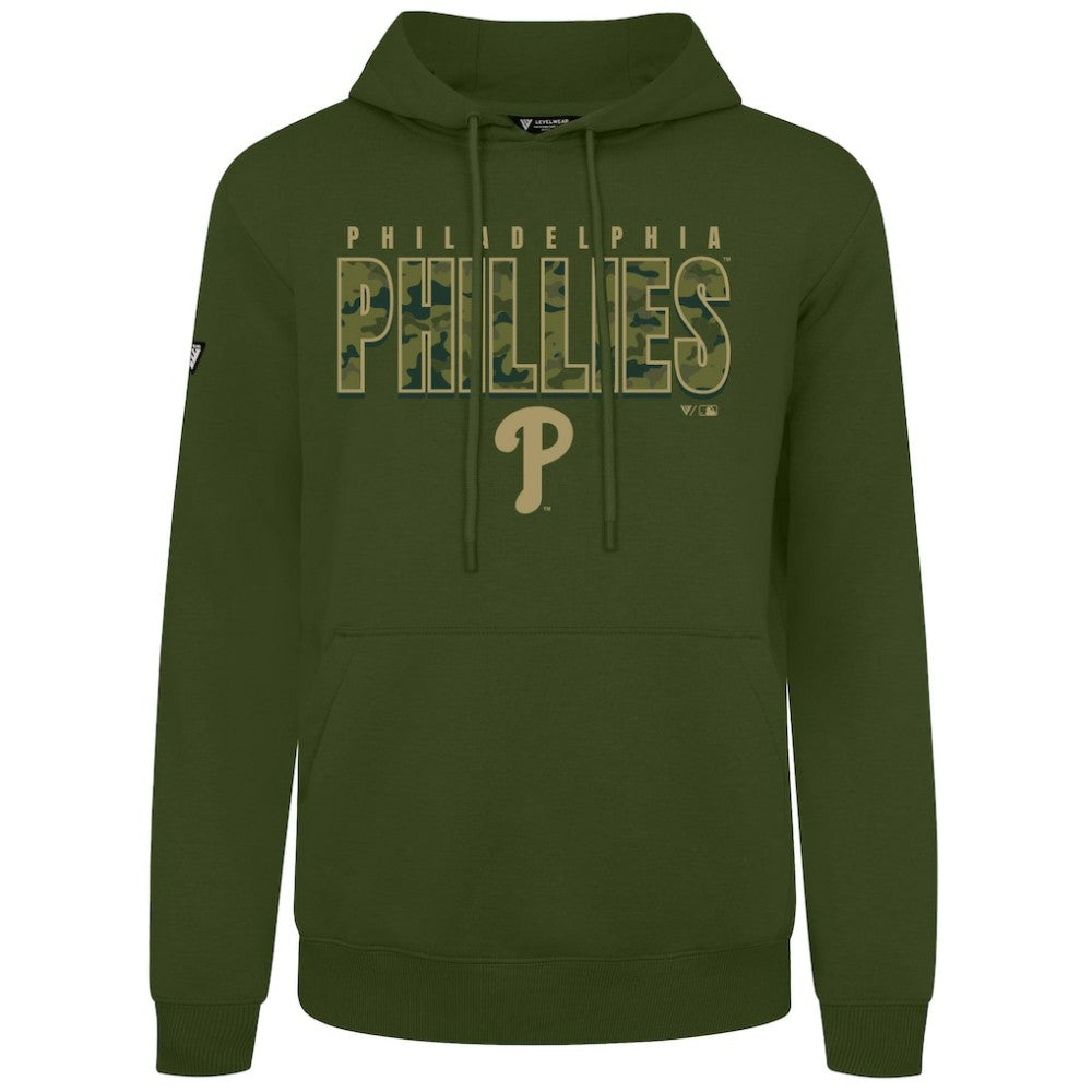 Philadelphia Phillies Levelwear Podium Protect Pullover Hoodie - MLB