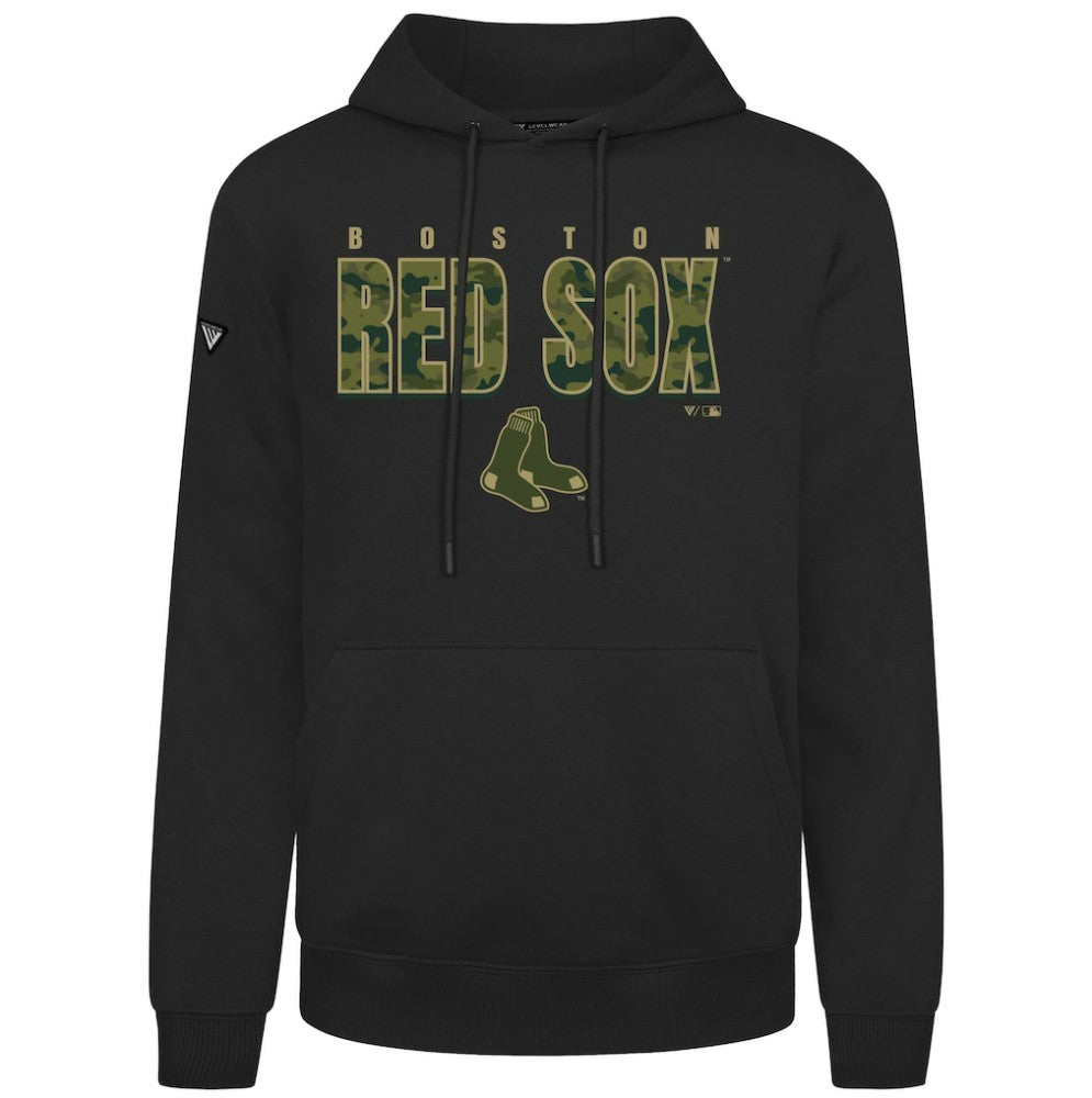 Boston Red Sox Levelwear Podium Protect Pullover Hoodie - MLB