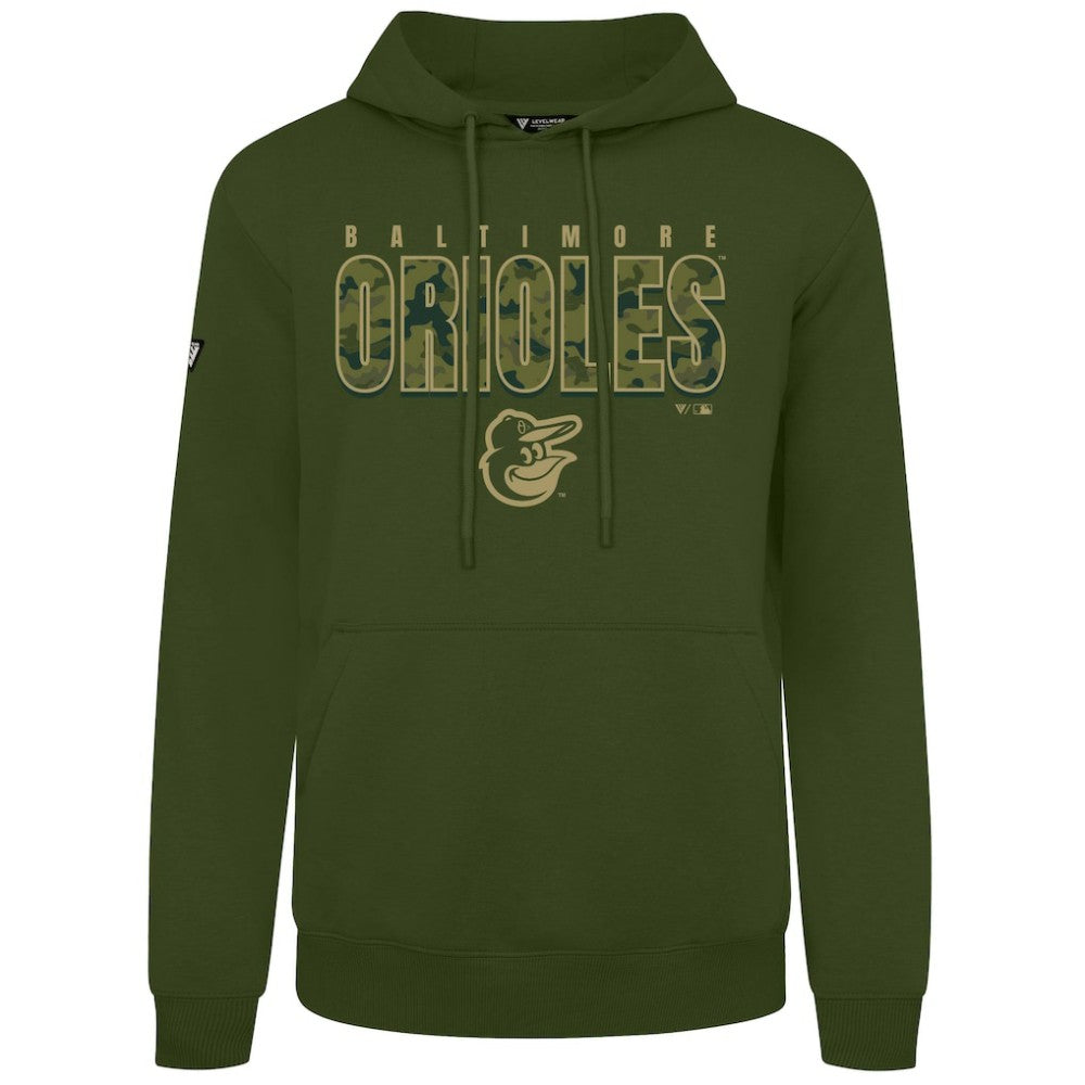 Baltimore Orioles Levelwear Podium Protect Pullover Hoodie - MLB