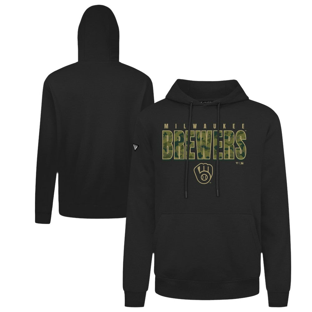 Milwaukee Brewers Levelwear Podium Protect Pullover Hoodie - MLB