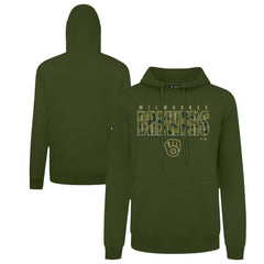 Milwaukee Brewers Levelwear Podium Protect Pullover Hoodie - MLB