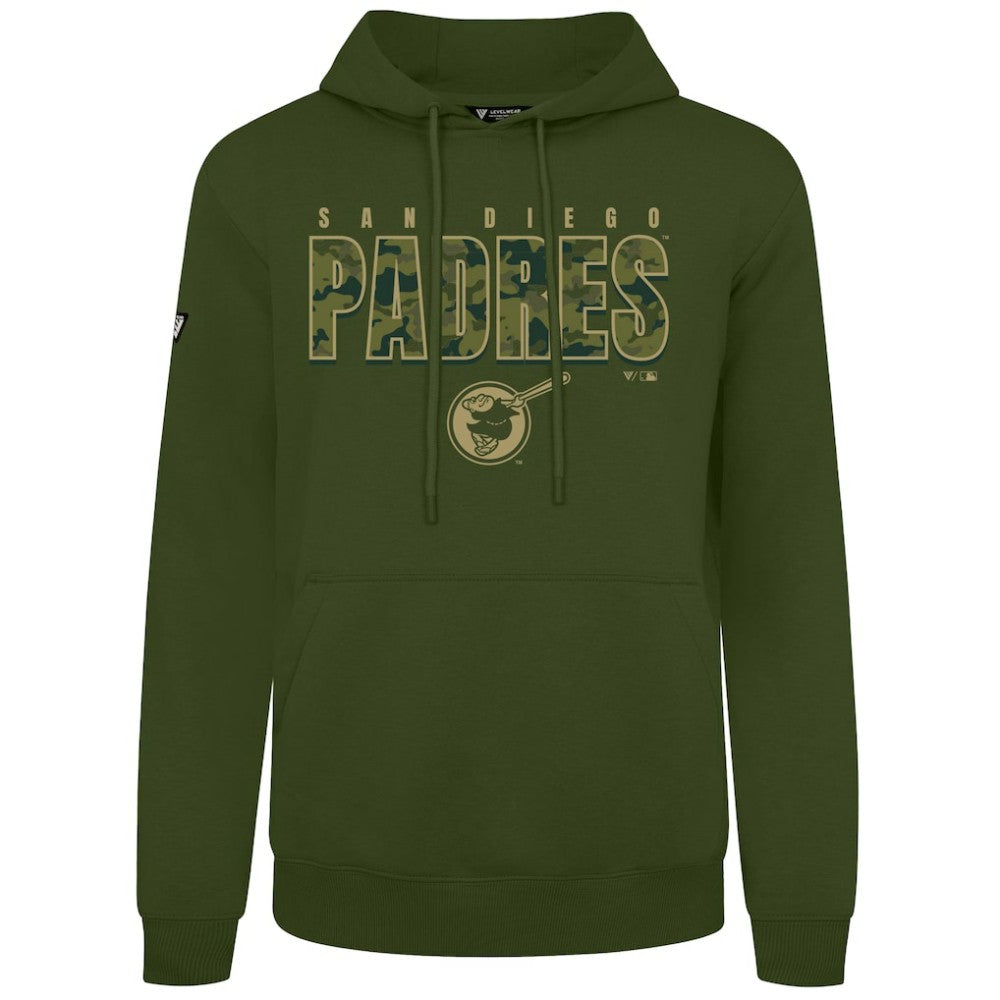 San Diego Padres Levelwear Podium Protect Pullover Hoodie - MLB