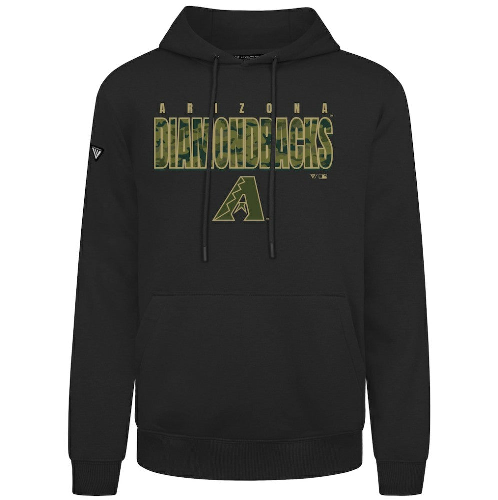 Arizona Diamondbacks Levelwear Podium Protect Pullover Hoodie - MLB