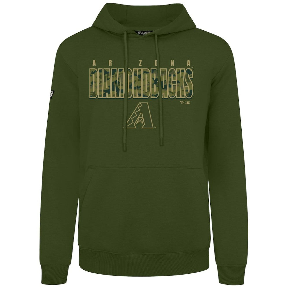 Arizona Diamondbacks Levelwear Podium Protect Pullover Hoodie - MLB