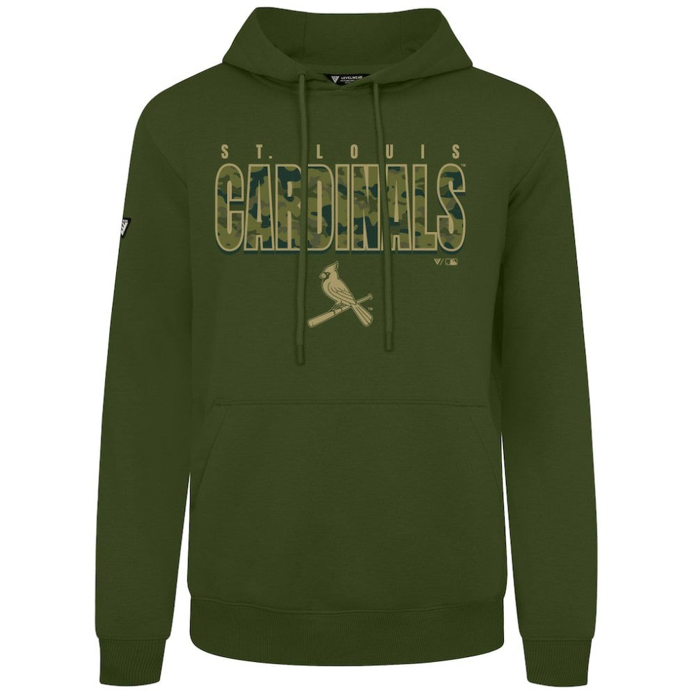 St. Louis Cardinals Levelwear Podium Protect Pullover Hoodie - MLB