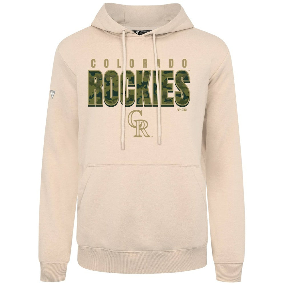 Colorado Rockies Levelwear Podium Protect Pullover Hoodie - MLB