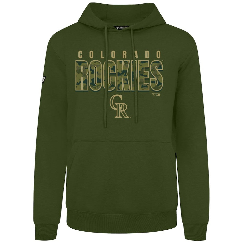 Colorado Rockies Levelwear Podium Protect Pullover Hoodie - MLB