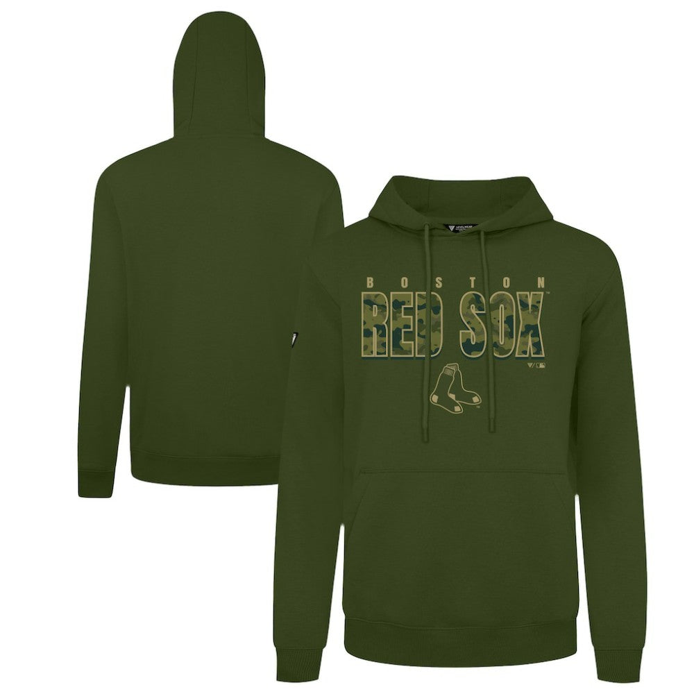 Boston Red Sox Levelwear Podium Protect Pullover Hoodie - MLB