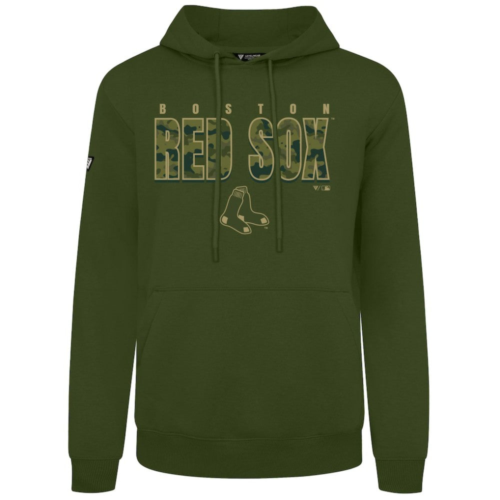 Boston Red Sox Levelwear Podium Protect Pullover Hoodie - MLB