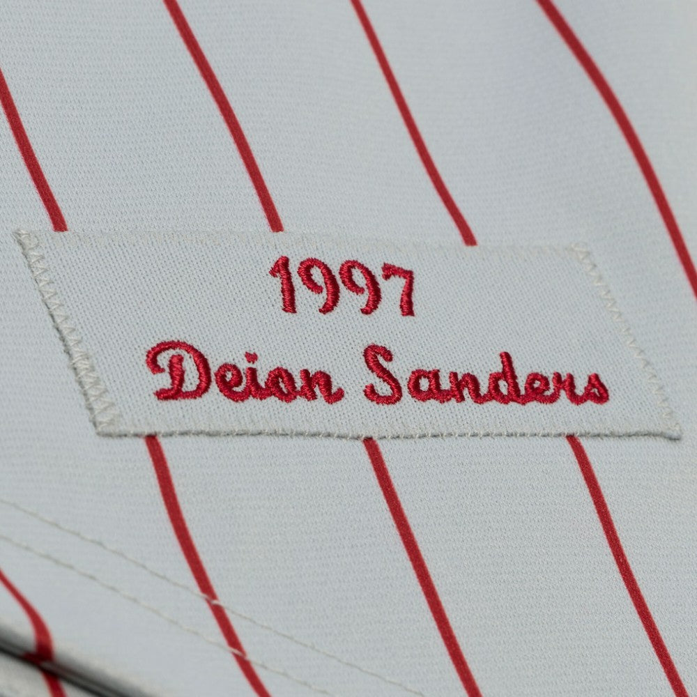 Deion Sanders Cincinnati Reds Mitchell & Ness 1997 Authentic Jersey - MLB