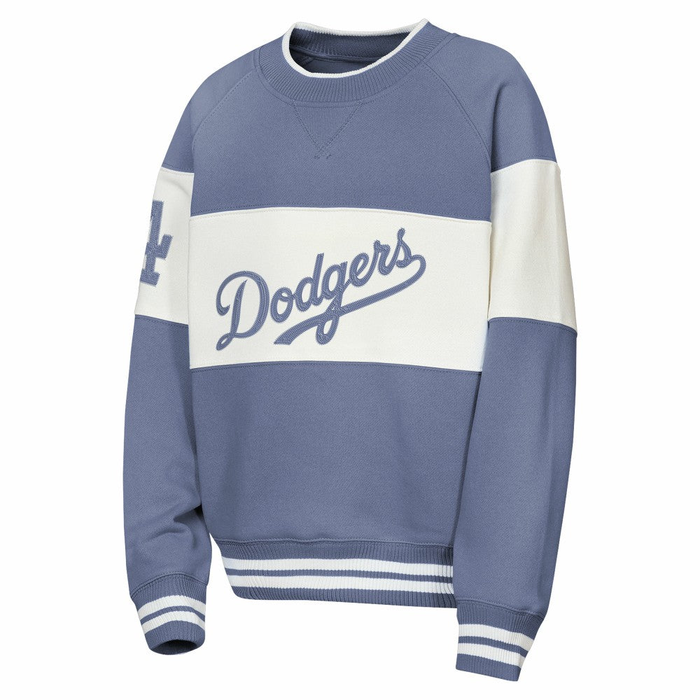 Los Angeles Dodgers Outerstuff Youth Ultimate Pastels On Base Sweatshirt - MLB