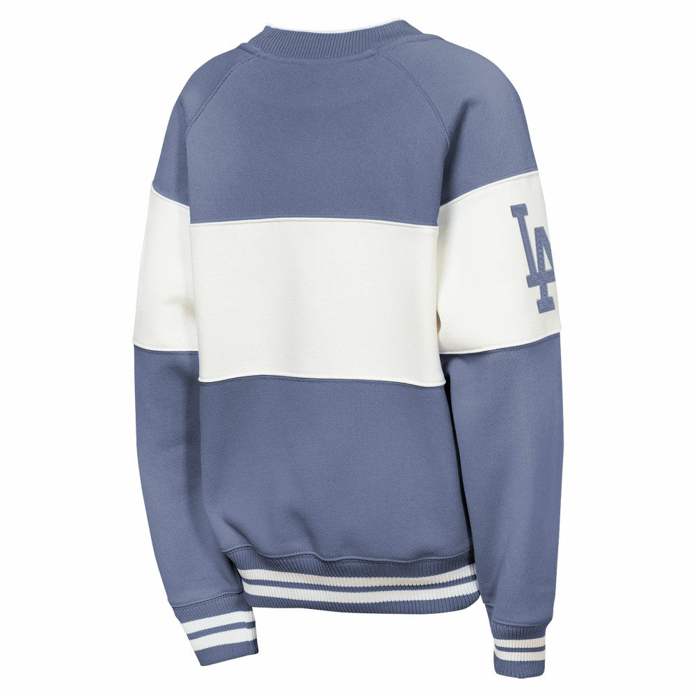 Los Angeles Dodgers Outerstuff Youth Ultimate Pastels On Base Sweatshirt - MLB
