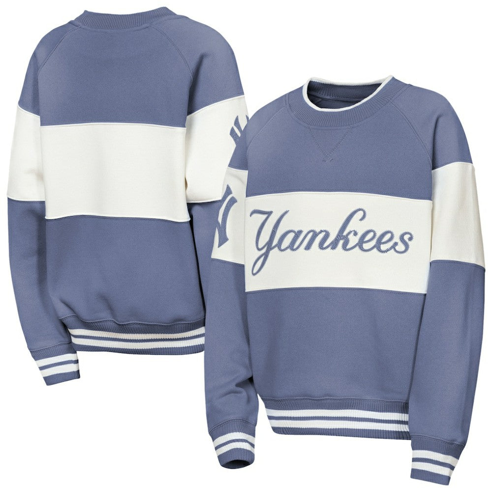 New York Yankees Outerstuff Youth Ultimate Pastels On Base Sweatshirt - MLB