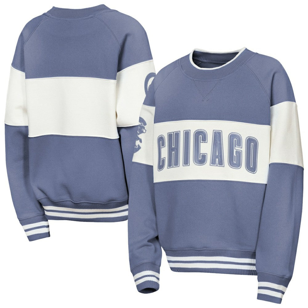Chicago Cubs Outerstuff Youth Ultimate Pastels On Base Sweatshirt - MLB